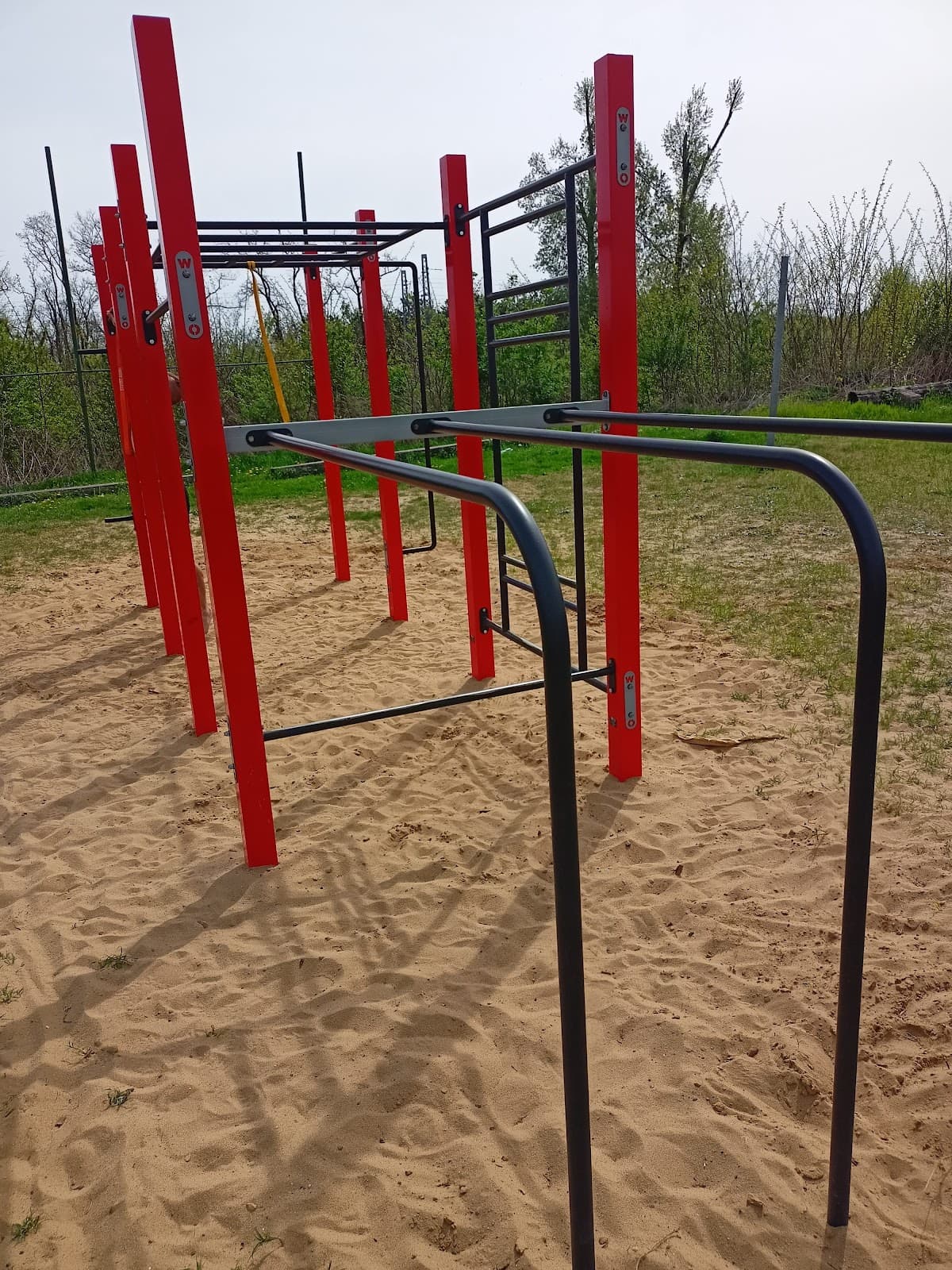 Workout hřiště na Lužáku